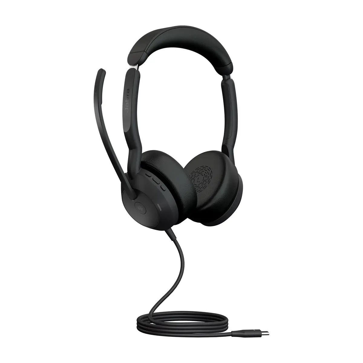 Evolve2 50 MS Stereo Headset On-Ear Bluetooth USB-A Schwarz