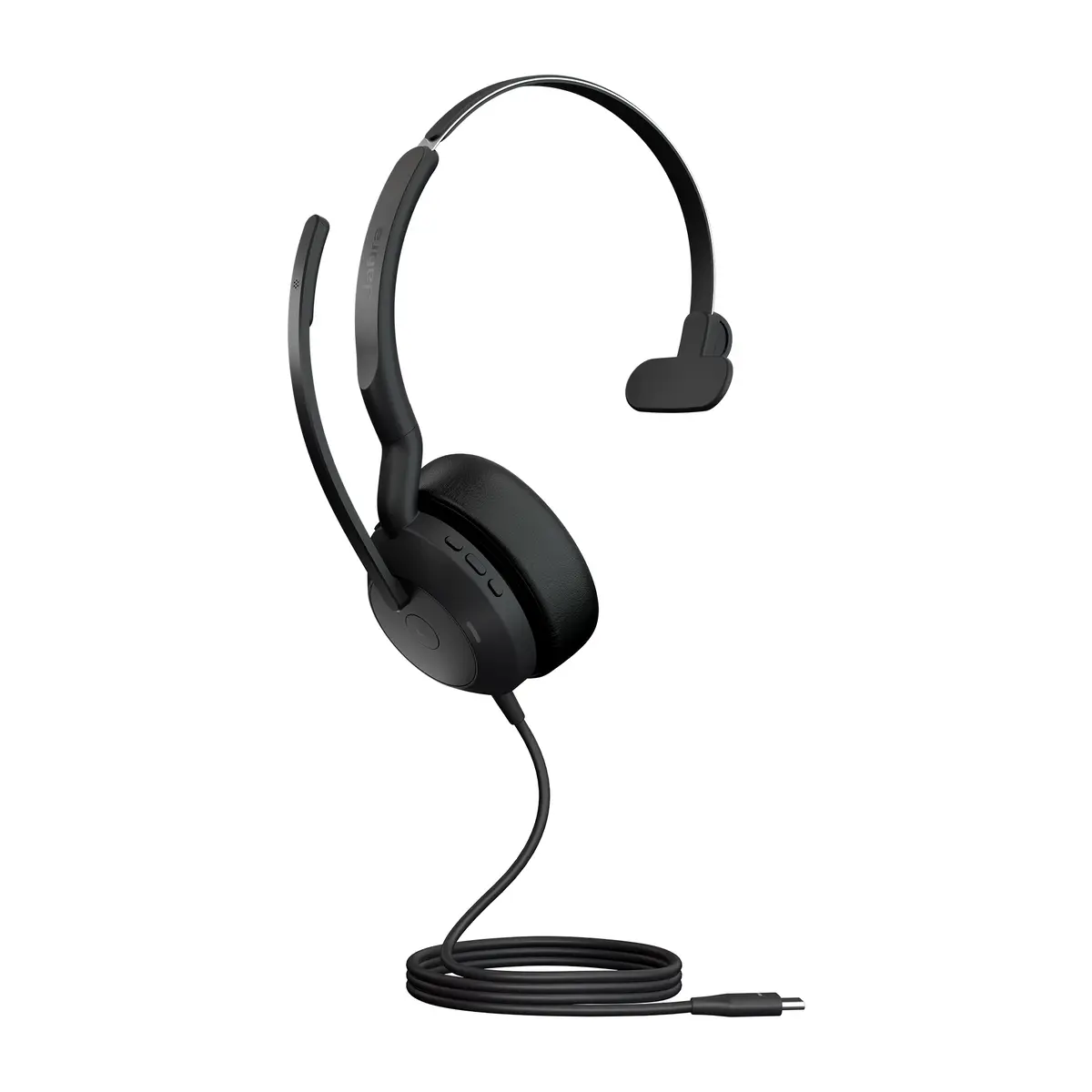 Evolve2 50 MS Mono Headset On-Ear Bluetooth USB-C Schwarz