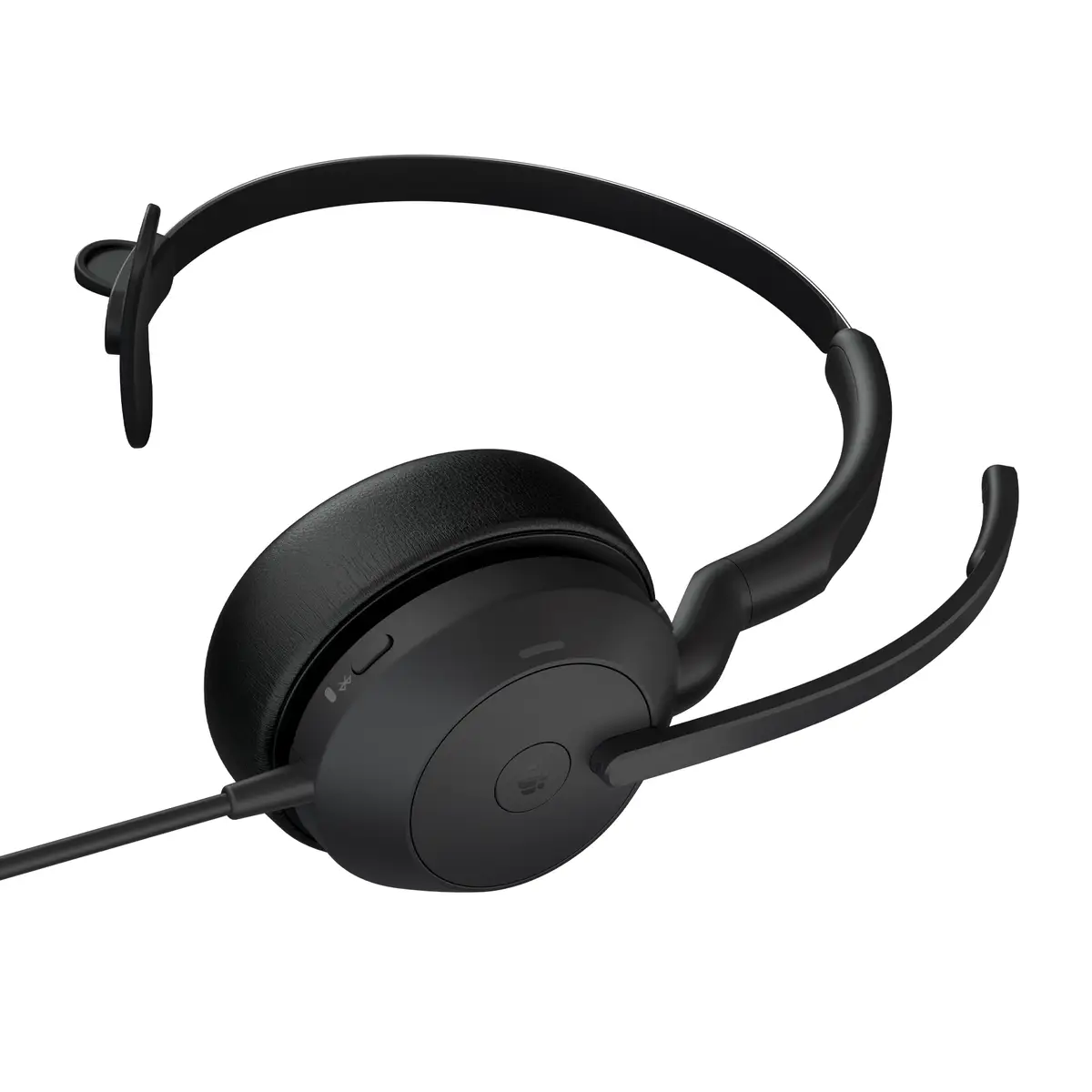 Evolve2 50 MS Mono Headset On-Ear Bluetooth USB-C Schwarz