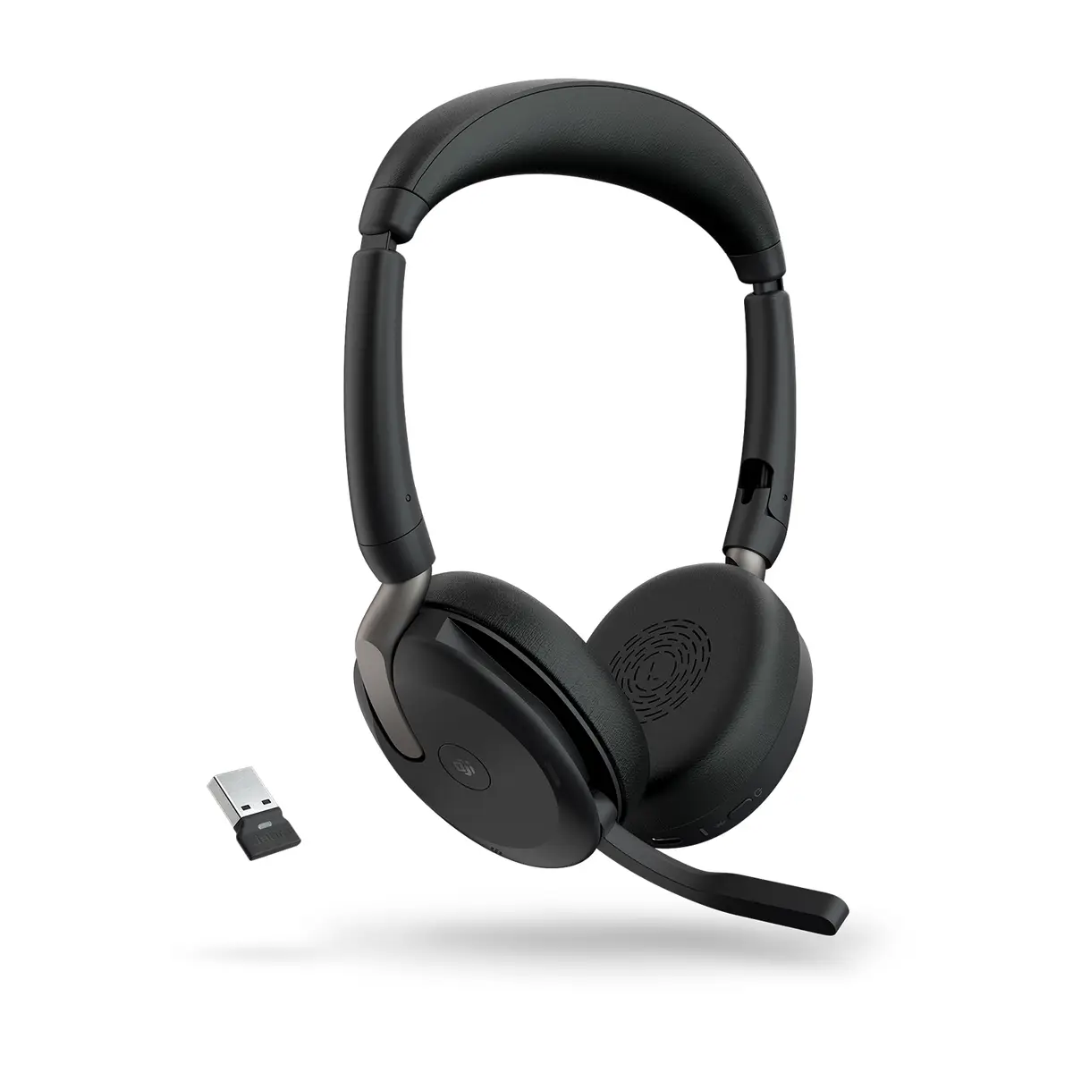 Evolve2 65 Flex MS Stereo Headset On-Ear Bluetooth USB-A black
