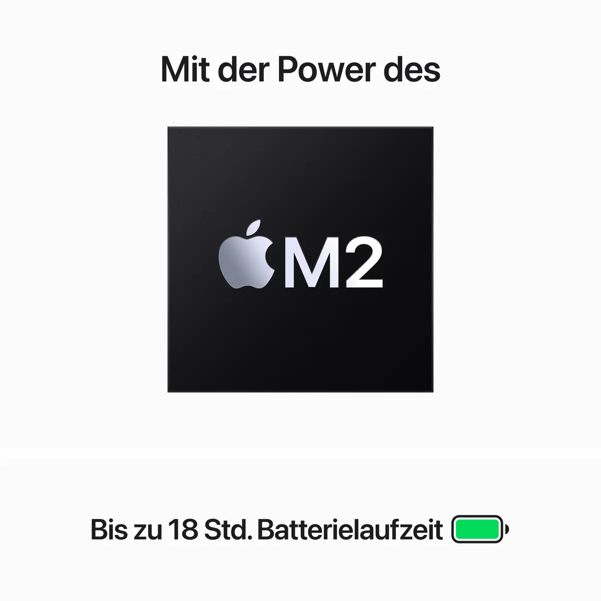 MacBook Air Apple M2 8-Core 10-Core GPU Deutsch 24GB RAM 2TB SSD 38,9 cm (15,3") Midnight 70W USB-C Power Adapter