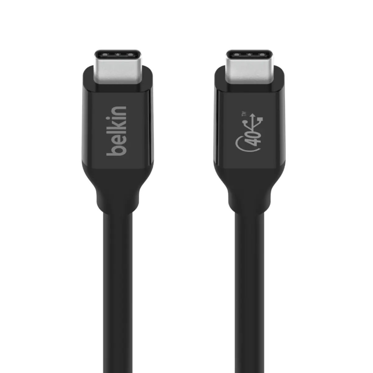 CONNECT USB-Kabel 80cm 24 pin USB-C (M) zu 24 pin USB-C (M) USB 2.0 / USB 3.2 / USB4 / Thunderbolt 3 USB-Stromversorgung (100 W) Schwarz