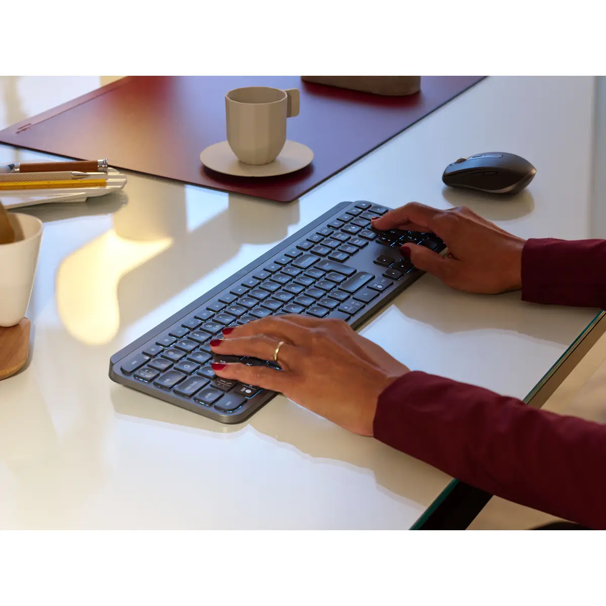 MX Keys for Business Tastatur hinterleuchtet