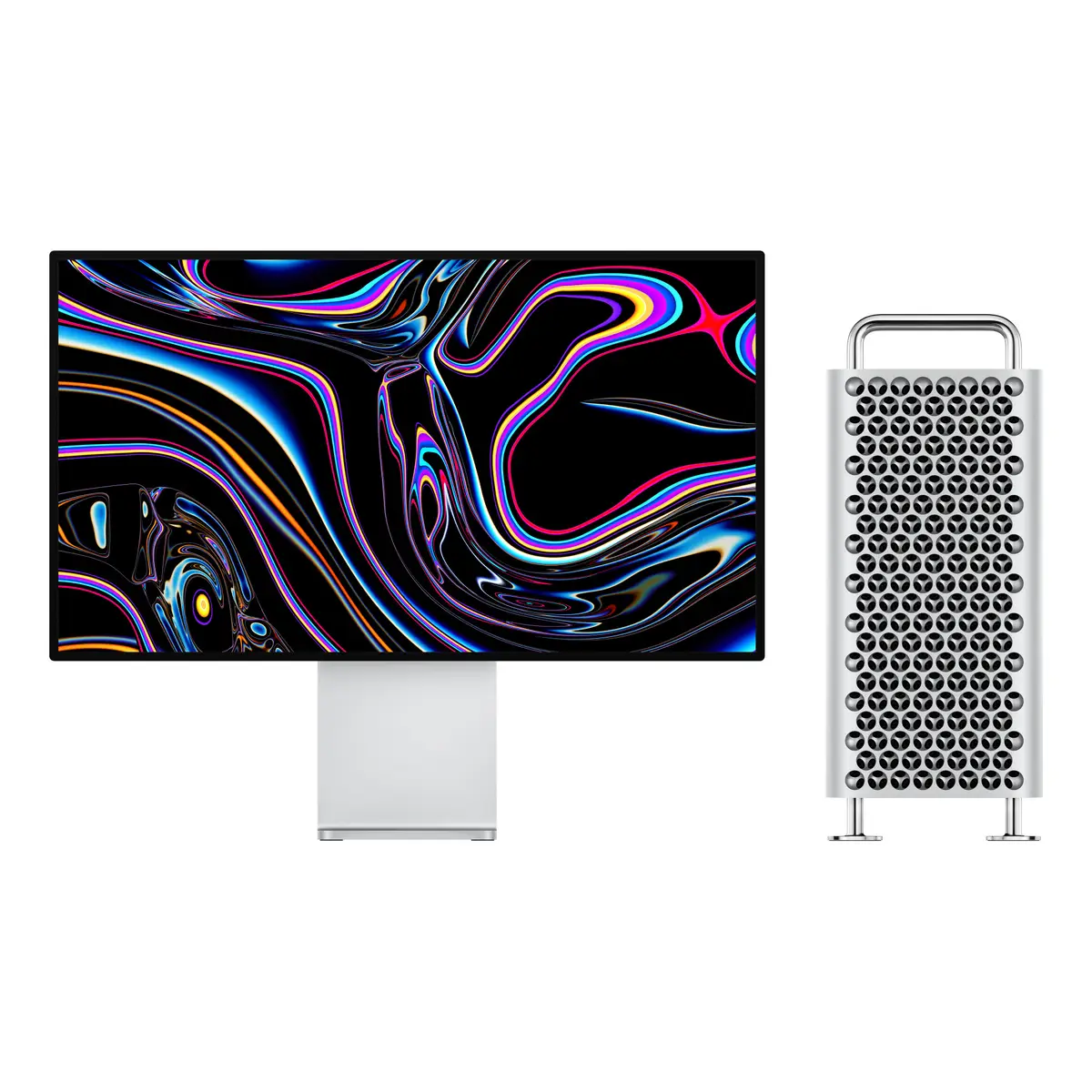 Mac Pro Apple M2 Ultra 24-Core CPU 60-Core GPU Deutsch 64GB RAM 1TB SSD Speicher Edelstahlrahmen mit Standfüßen