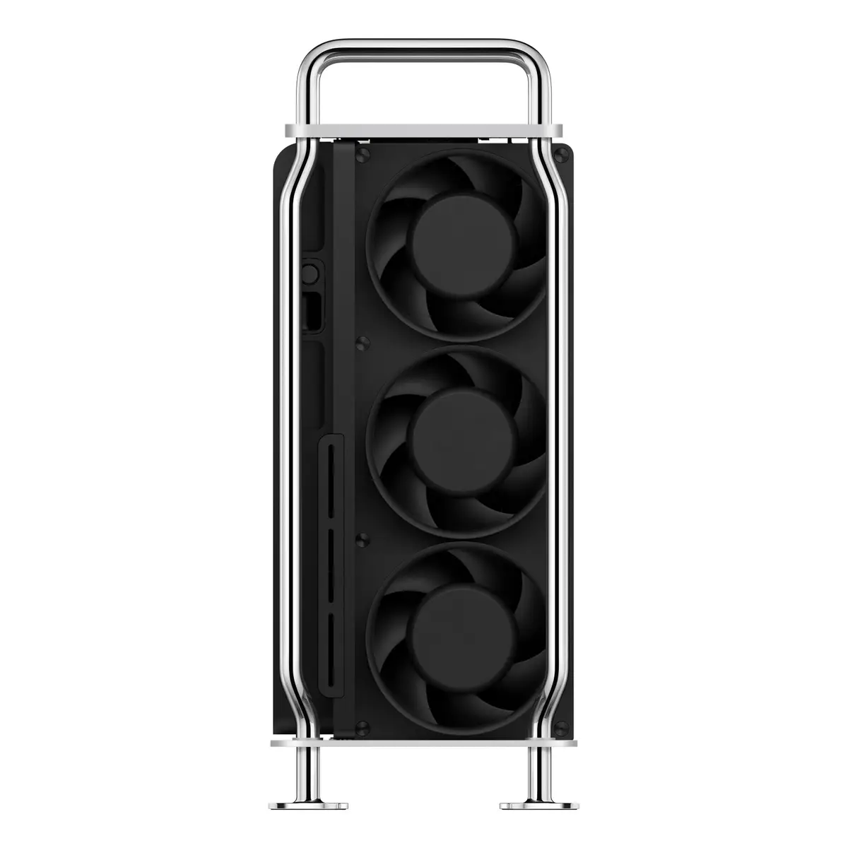 Mac Pro Apple M2 Ultra 24-Core CPU 60-Core GPU Deutsch 128GB RAM 8TB SSD Speicher Edelstahlrahmen mit Standfüßen