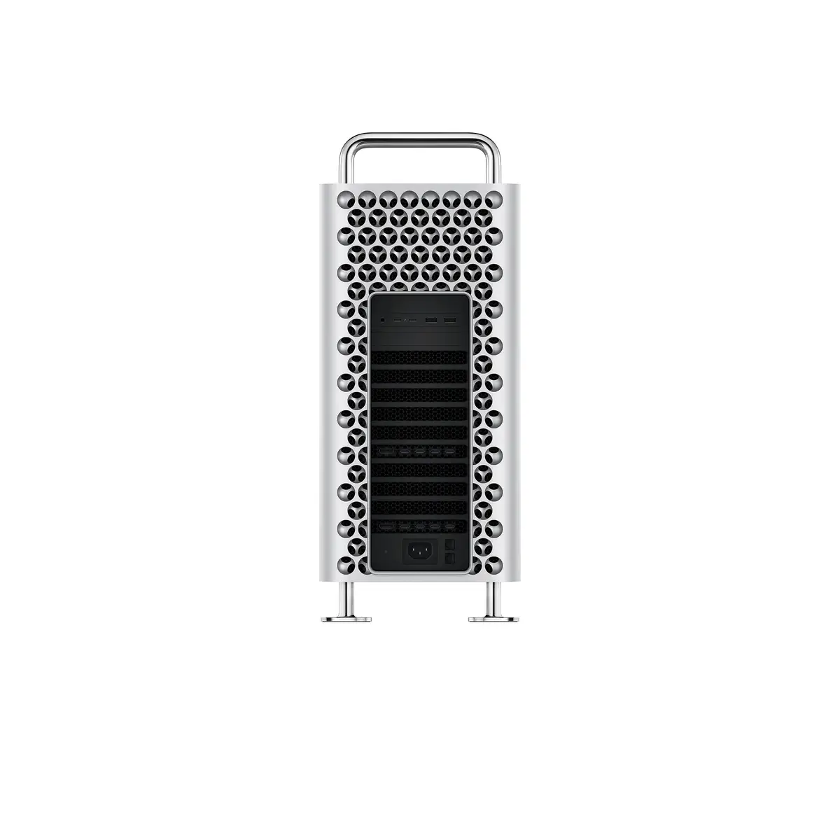 Mac Pro Apple M2 Ultra 24-Core CPU 76-Core GPU Deutsch 128GB RAM 1TB SSD Speicher Edelstahlrahmen mit Standfüßen