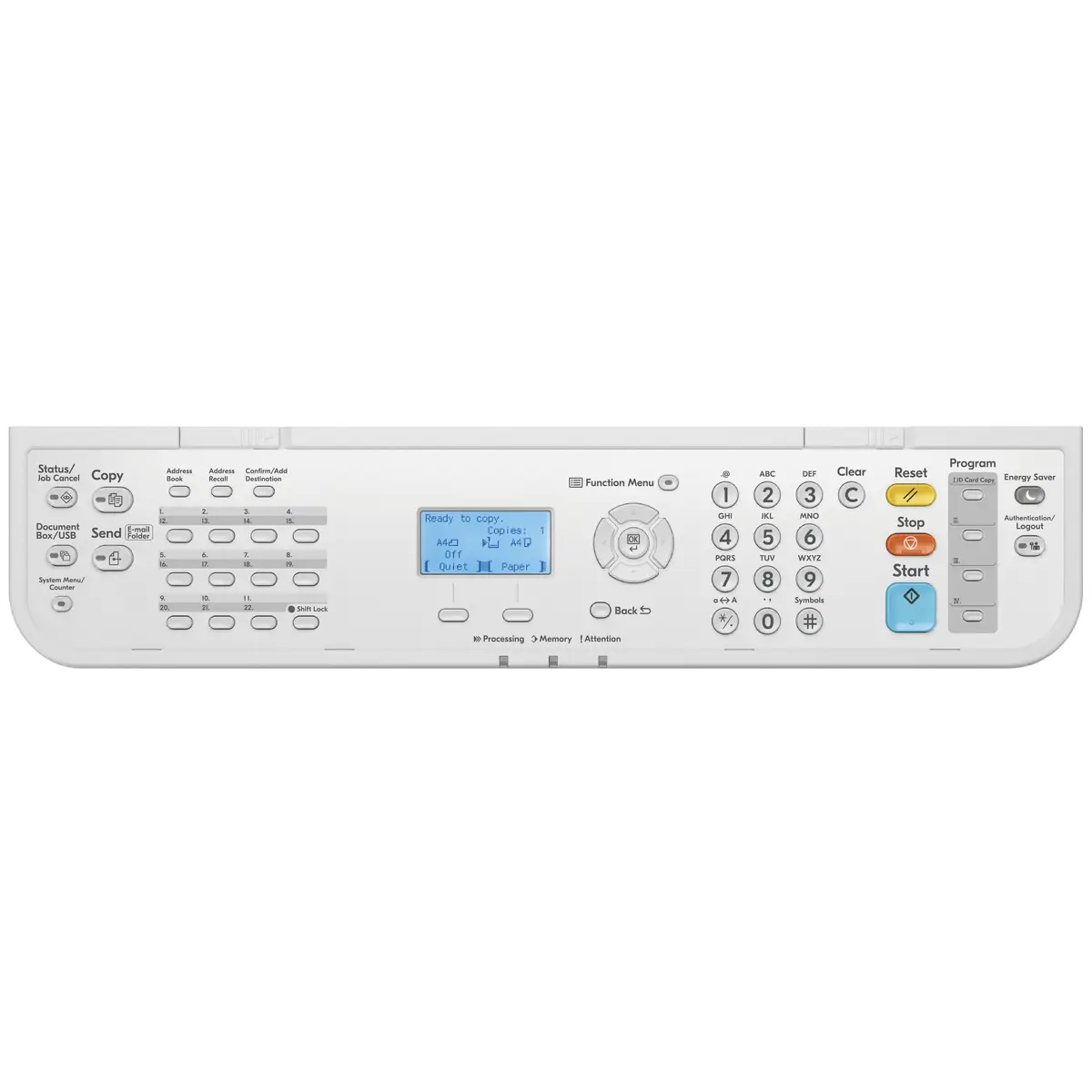 ECOSYS MA4500x 220-240V50/60HZ Laser Monodruck 1200 x 1200 DPI A4 Direktdruck Schwarz Weiß
