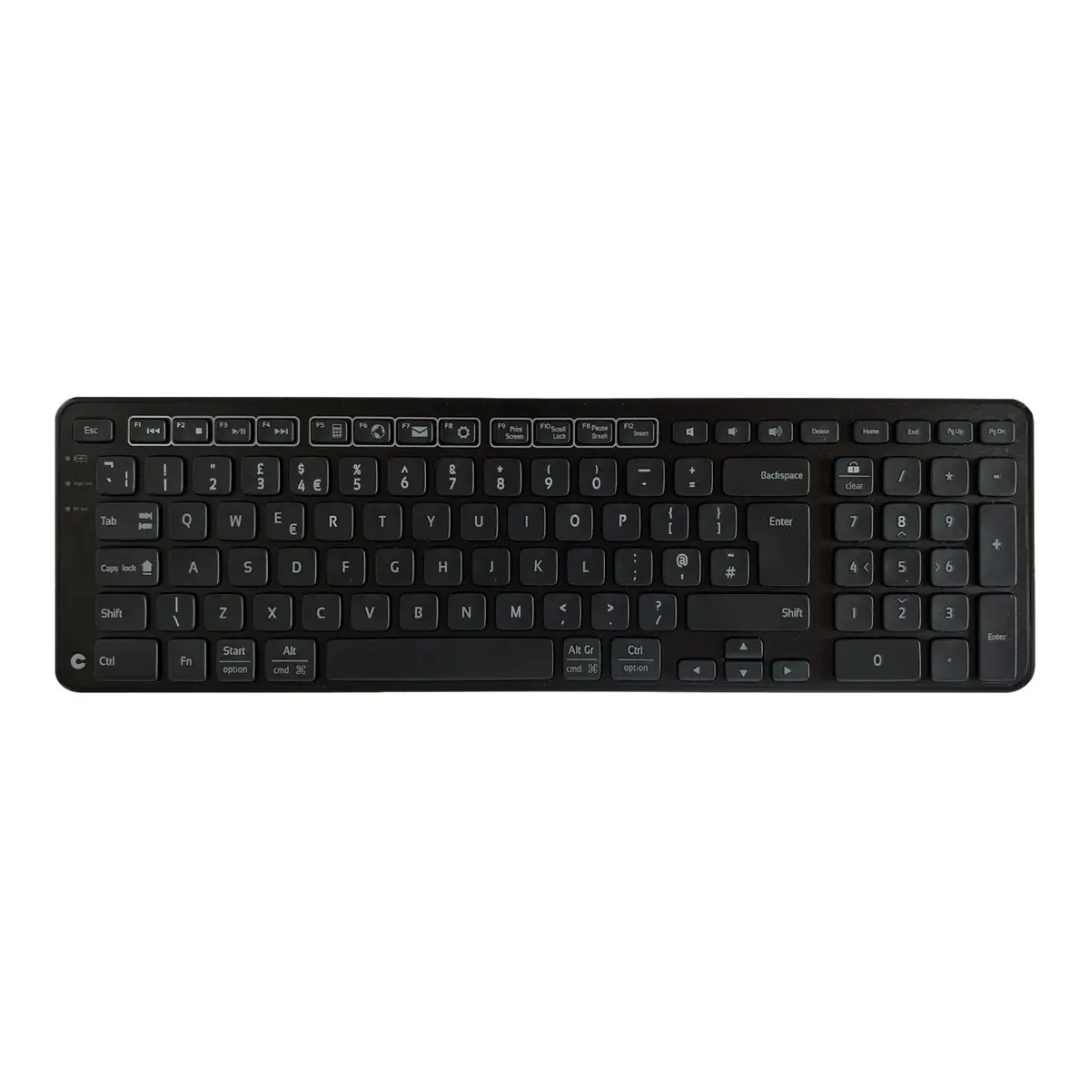 Balance Tastatur kabellos USB 2,4GHz GB Schwarz