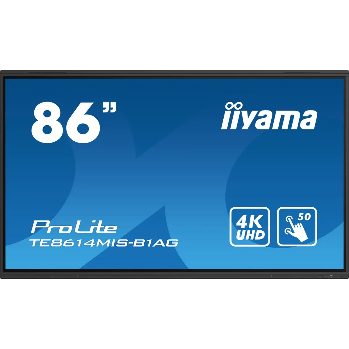 TE8614MIS-B1AG. Produktdesign: Interaktiver Flachbildschirm. Bildschirmdiagonale: 2,17 m (85.6"), Bildschirmtechnologie: LCD, Display-Auflösung: 3840 x 2160 Pixel, Helligkeit: 435 cd/m², HD-Typ: 4K Ultra