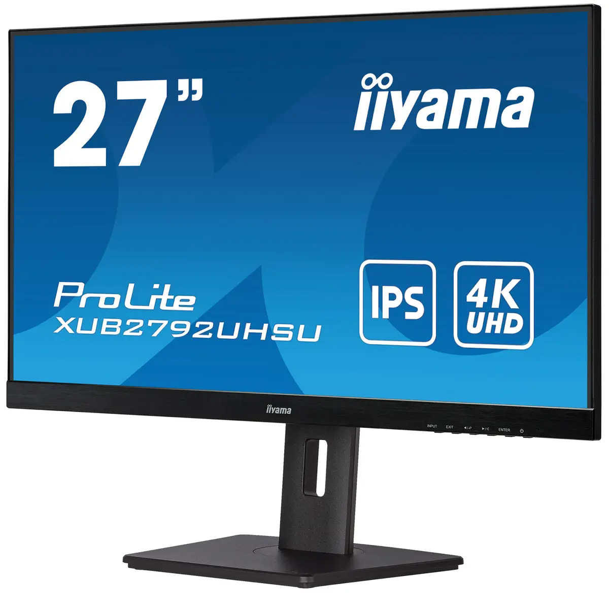 ProLite XUB2792UHSU-B5. Bildschirmdiagonale: 68,6 cm (27"), Display-Auflösung: 3840 x 2160 Pixel, HD-Typ: 4K Ultra HD, Bildschirmtechnologie: LED, Display-Oberfläche: Matt, Reaktionszeit: 4 ms, Natives S