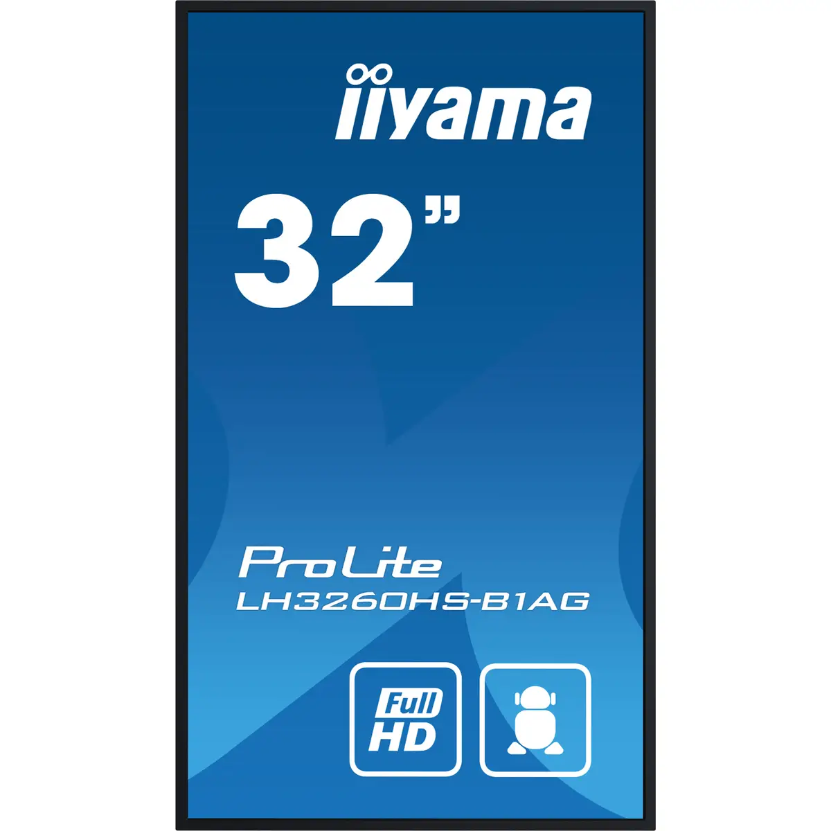 ProLite LH3260HS-B1AG 80 cm 31,5" LCD-Display mit LED-Hintergrundbeleuchtung Digital Signage mit mit SoC Mediaplayer 1080p 1920x1080 16:9 4000:1 500 cd/m² 8 ms Edge-Beleuchtung Schwarz matte Oberfläche