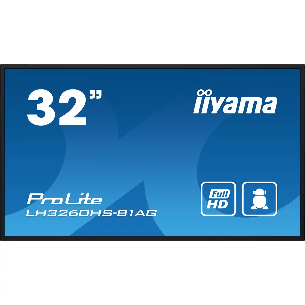 ProLite LH3260HS-B1AG 80 cm 31,5" LCD-Display mit LED-Hintergrundbeleuchtung Digital Signage mit mit SoC Mediaplayer 1080p 1920x1080 16:9 4000:1 500 cd/m² 8 ms Edge-Beleuchtung Schwarz matte Oberfläche