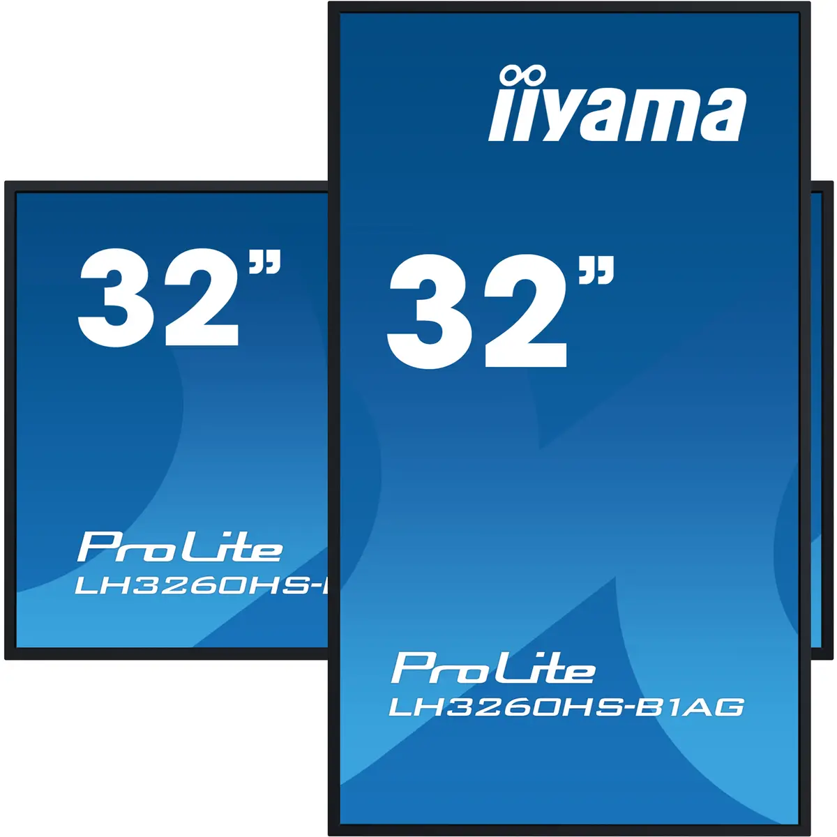 ProLite LH3260HS-B1AG 80 cm 31,5" LCD-Display mit LED-Hintergrundbeleuchtung Digital Signage mit mit SoC Mediaplayer 1080p 1920x1080 16:9 4000:1 500 cd/m² 8 ms Edge-Beleuchtung Schwarz matte Oberfläche