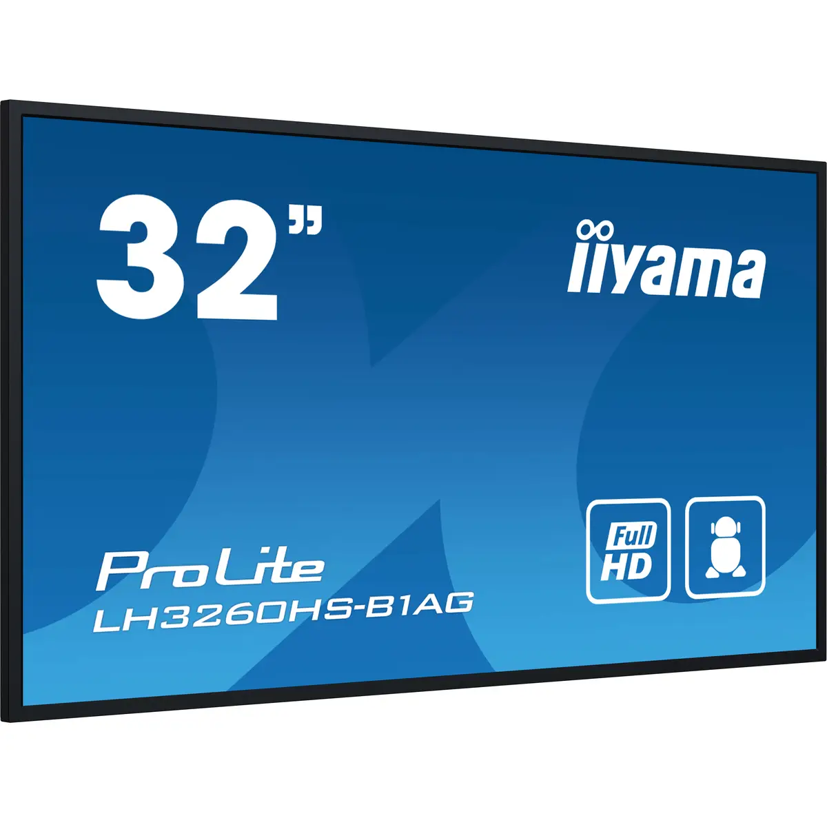 ProLite LH3260HS-B1AG 80 cm 31,5" LCD-Display mit LED-Hintergrundbeleuchtung Digital Signage mit mit SoC Mediaplayer 1080p 1920x1080 16:9 4000:1 500 cd/m² 8 ms Edge-Beleuchtung Schwarz matte Oberfläche
