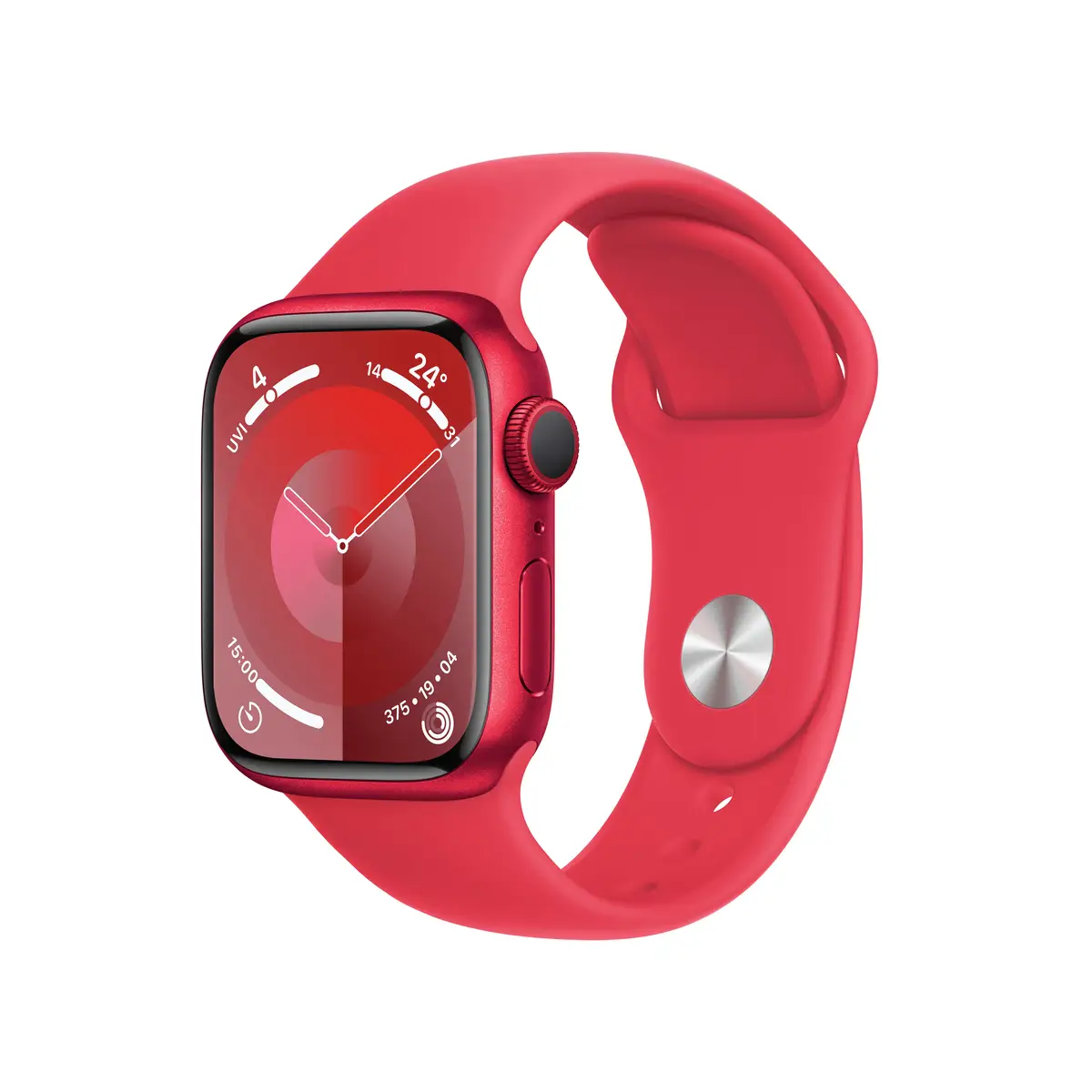 Watch S9 Aluminium 45mm Rot (Sportarmband rot) S/M