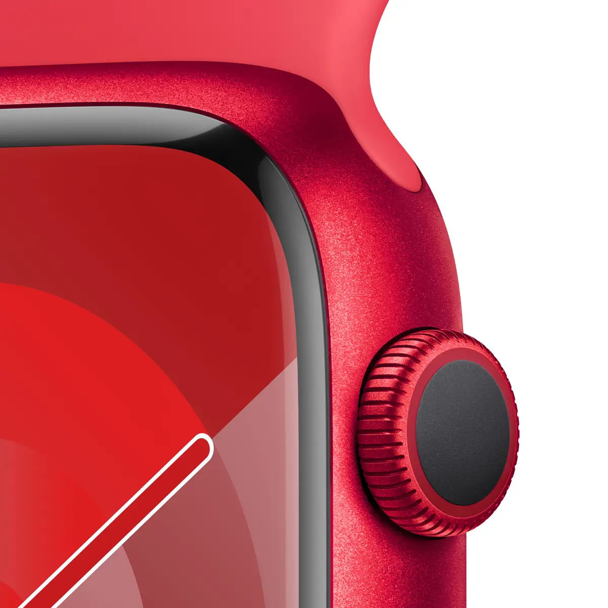 Watch S9 Aluminium 45mm Rot (Sportarmband rot) S/M