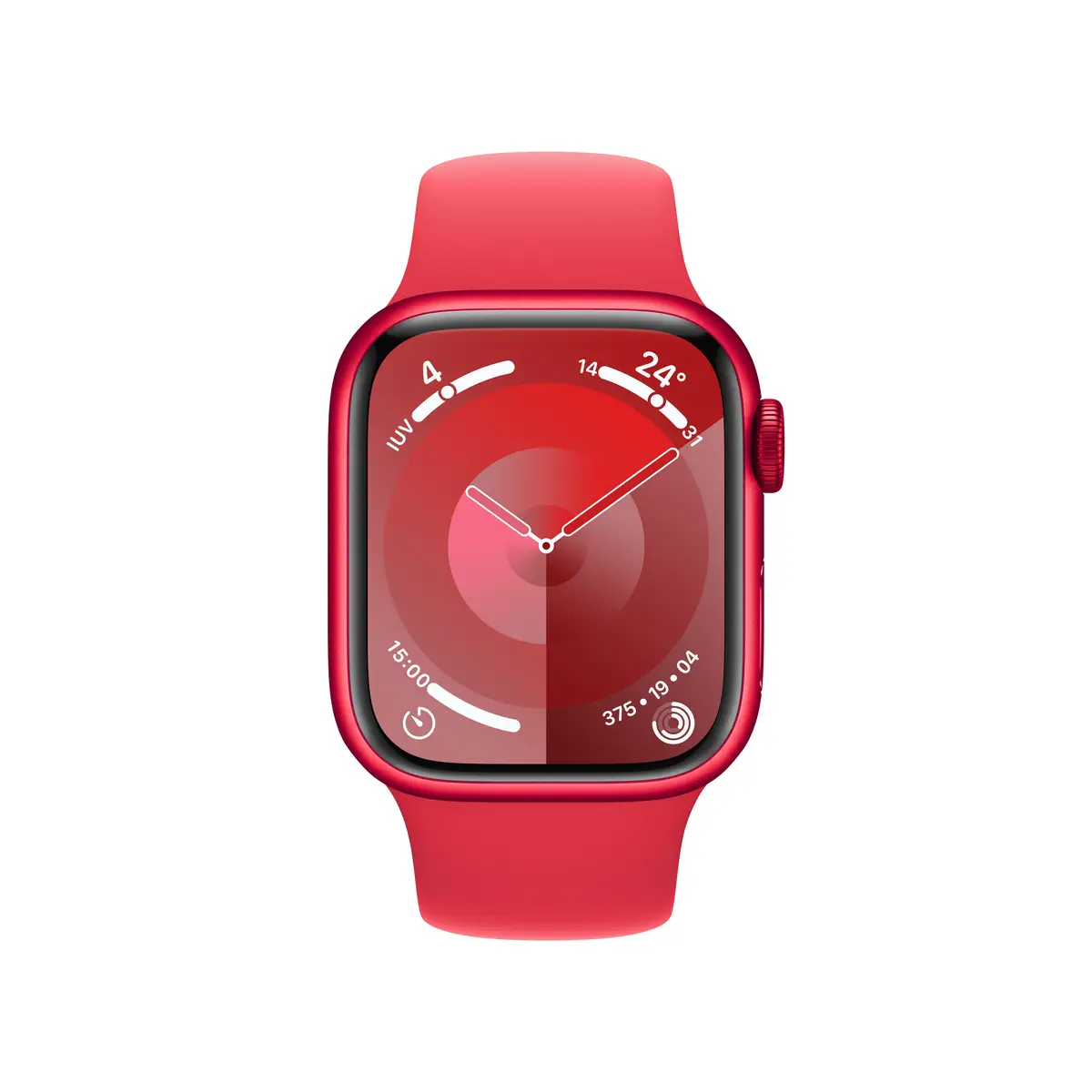 Watch S9 Aluminium 41mm Rot (Sportarmband rot) M/L