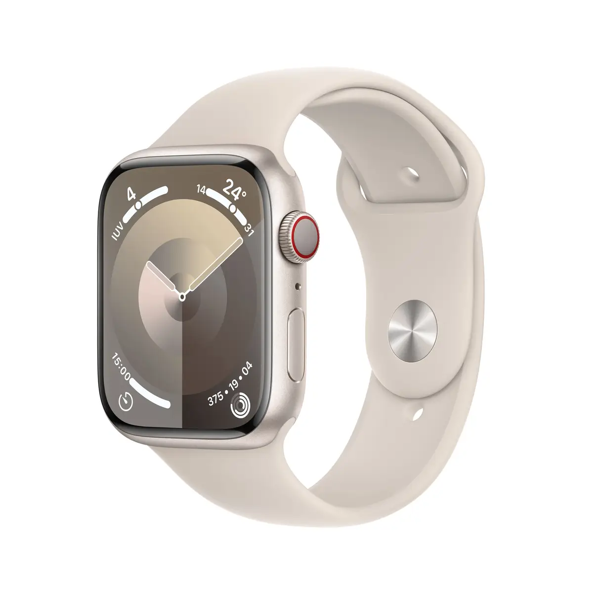 Watch S9 Aluminium Cellular 45mm Polarstern (Sportarmband polarstern) S/M