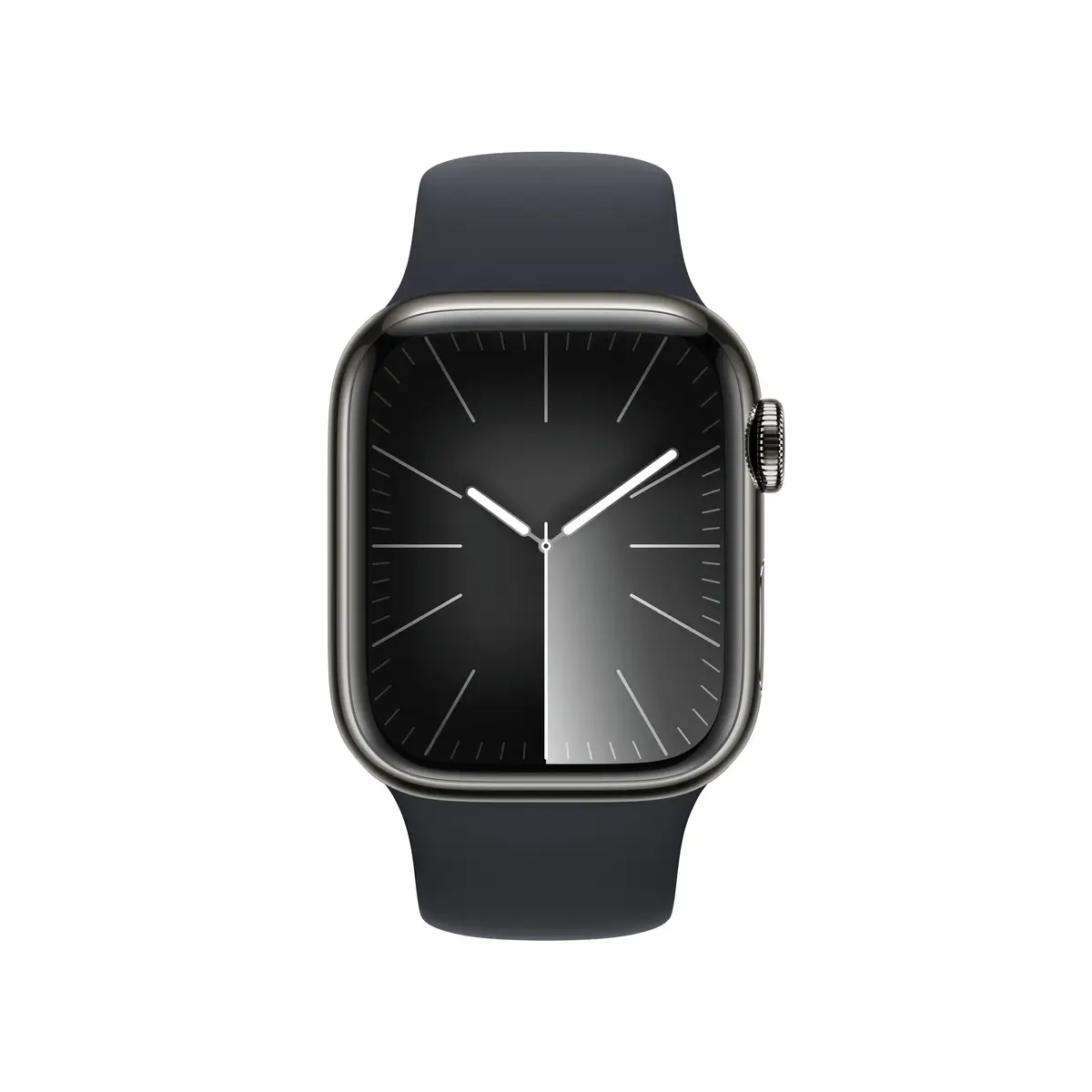 Watch S9 Edelstahl Cellular 41mm Graphit (Sportarmband mitternacht) S/M
