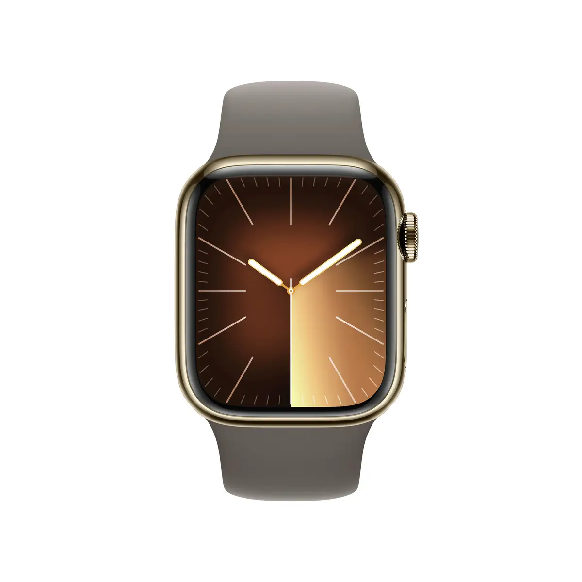 Watch S9 Edelstahl Cellular 41mm Gold (Sportarmband tonbraun) S/M