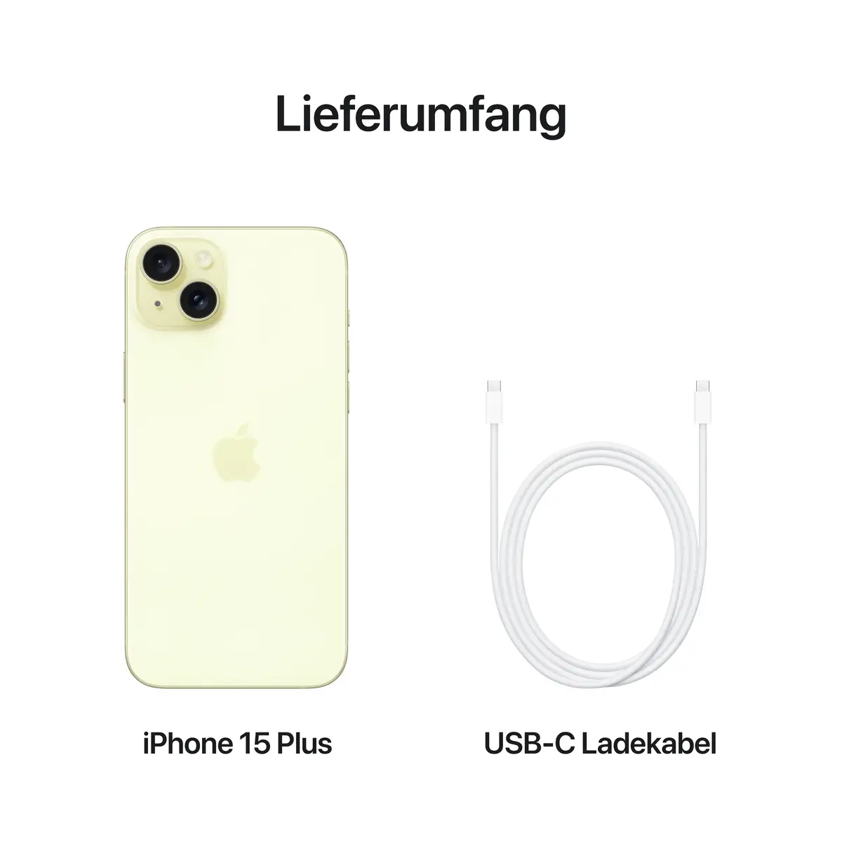 iPhone 15 Plus 256GB Gelb