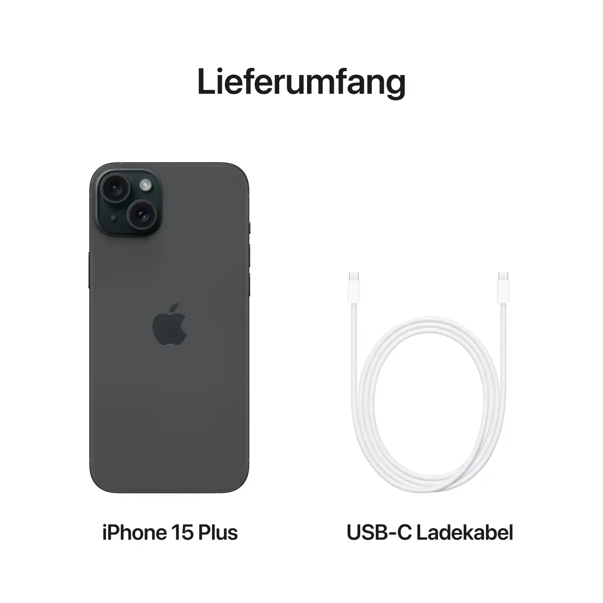 iPhone 15 Plus 128GB Schwarz