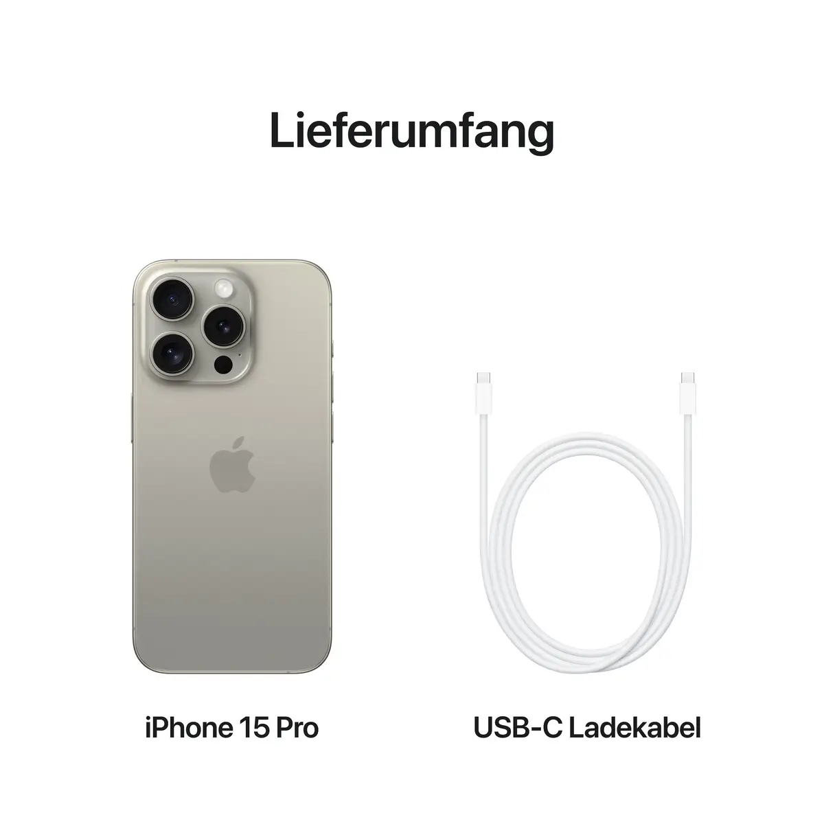 iPhone 15 Pro 128GB Titan Natur