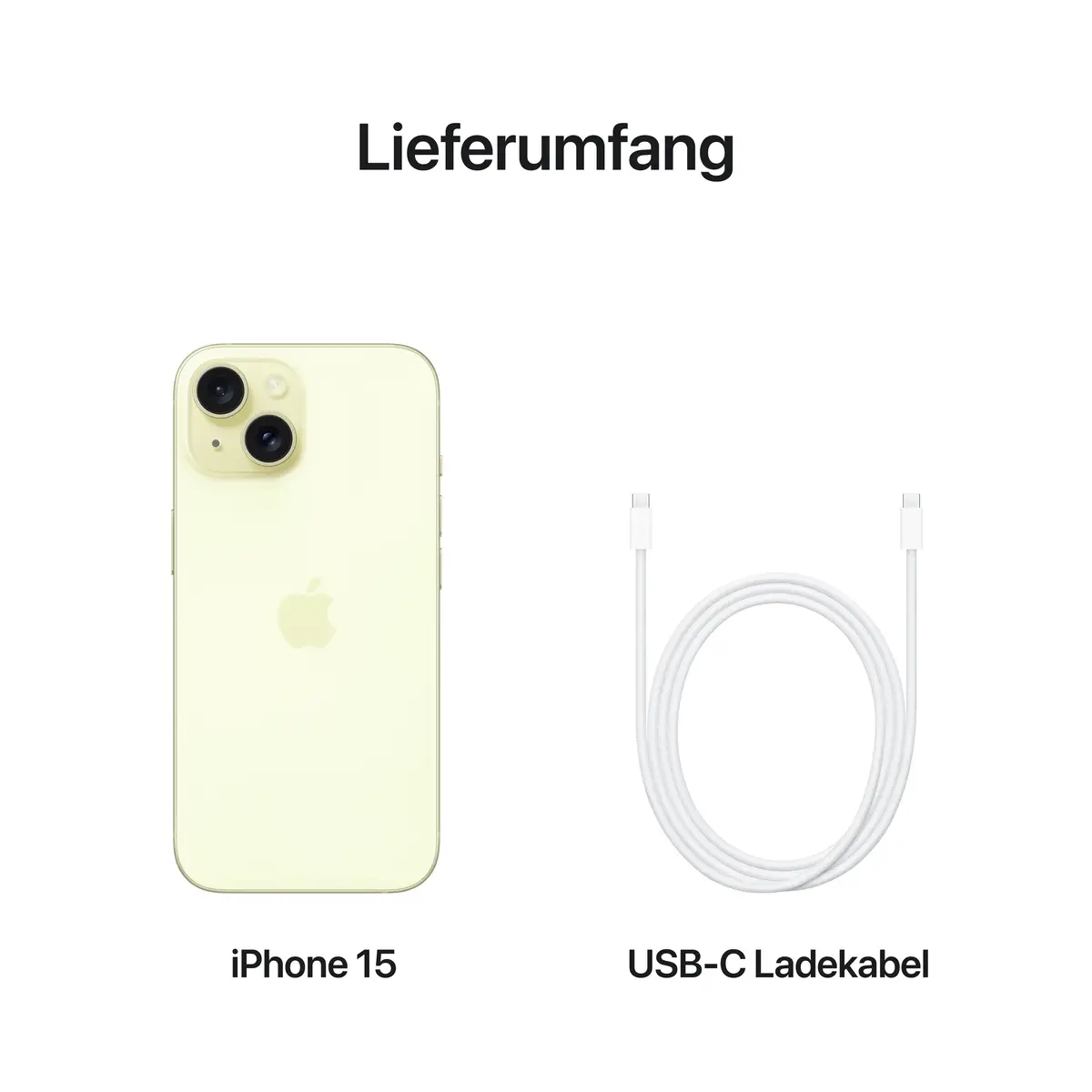 iPhone 15 128GB Gelb