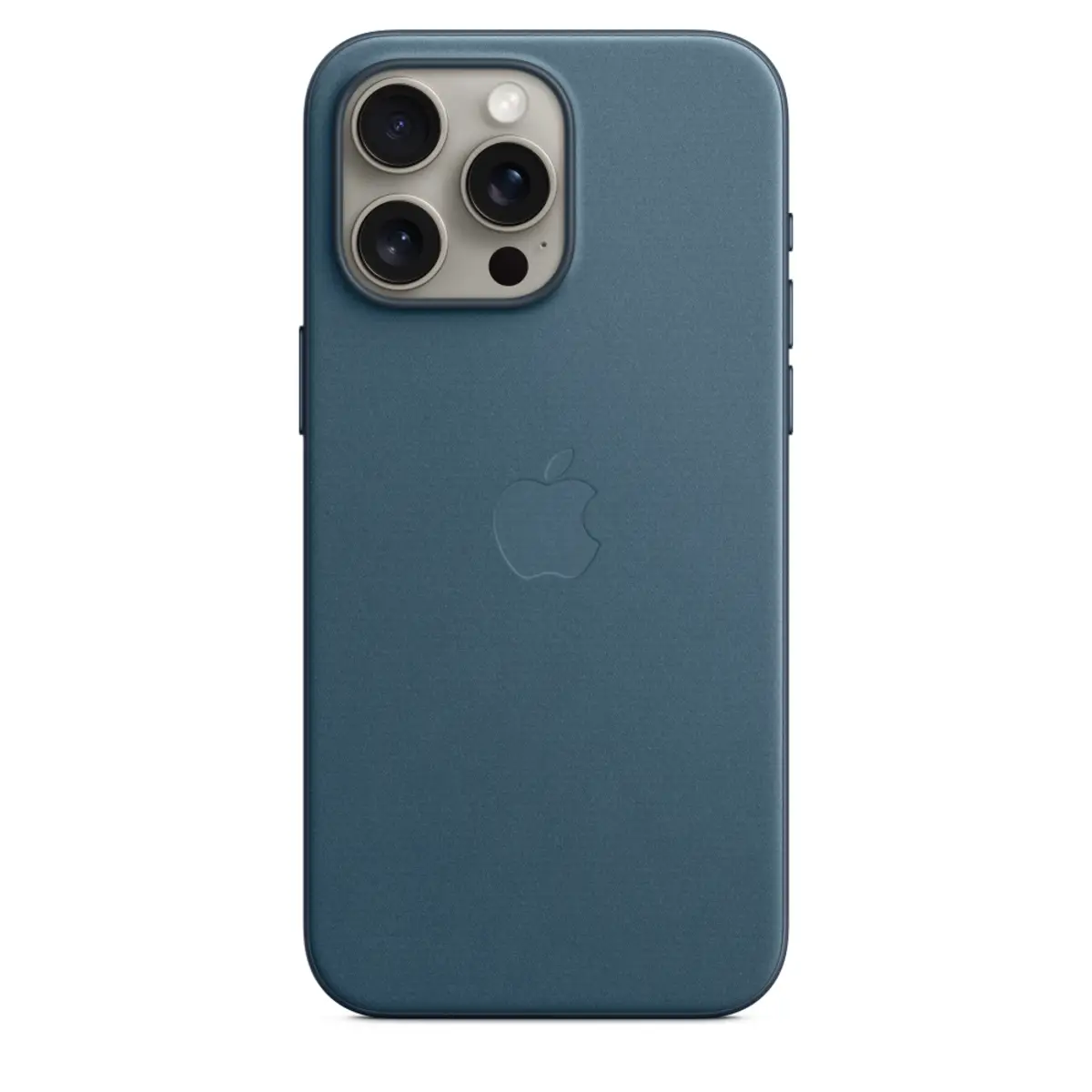 Feingewebe Case iPhone 15 Pro Max mit MagSafe pazifikblau