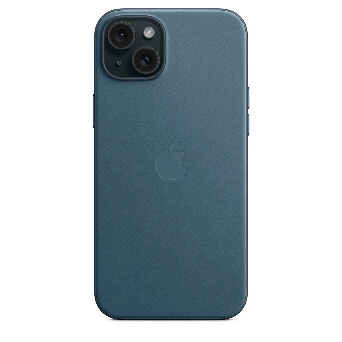 Feingewebe Case iPhone 15 Plus mit MagSafe pazifikblau