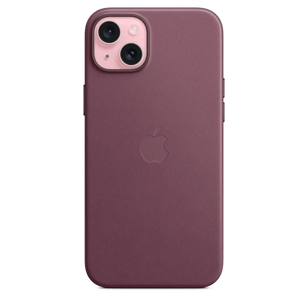 Feingewebe Case iPhone 15 Plus mit MagSafe mulberry