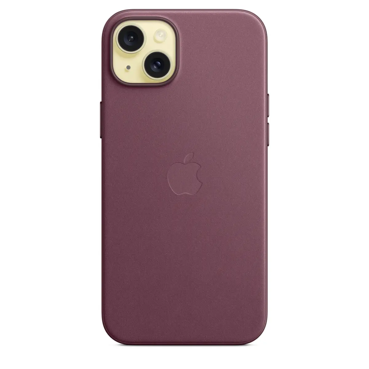 Feingewebe Case iPhone 15 Plus mit MagSafe mulberry