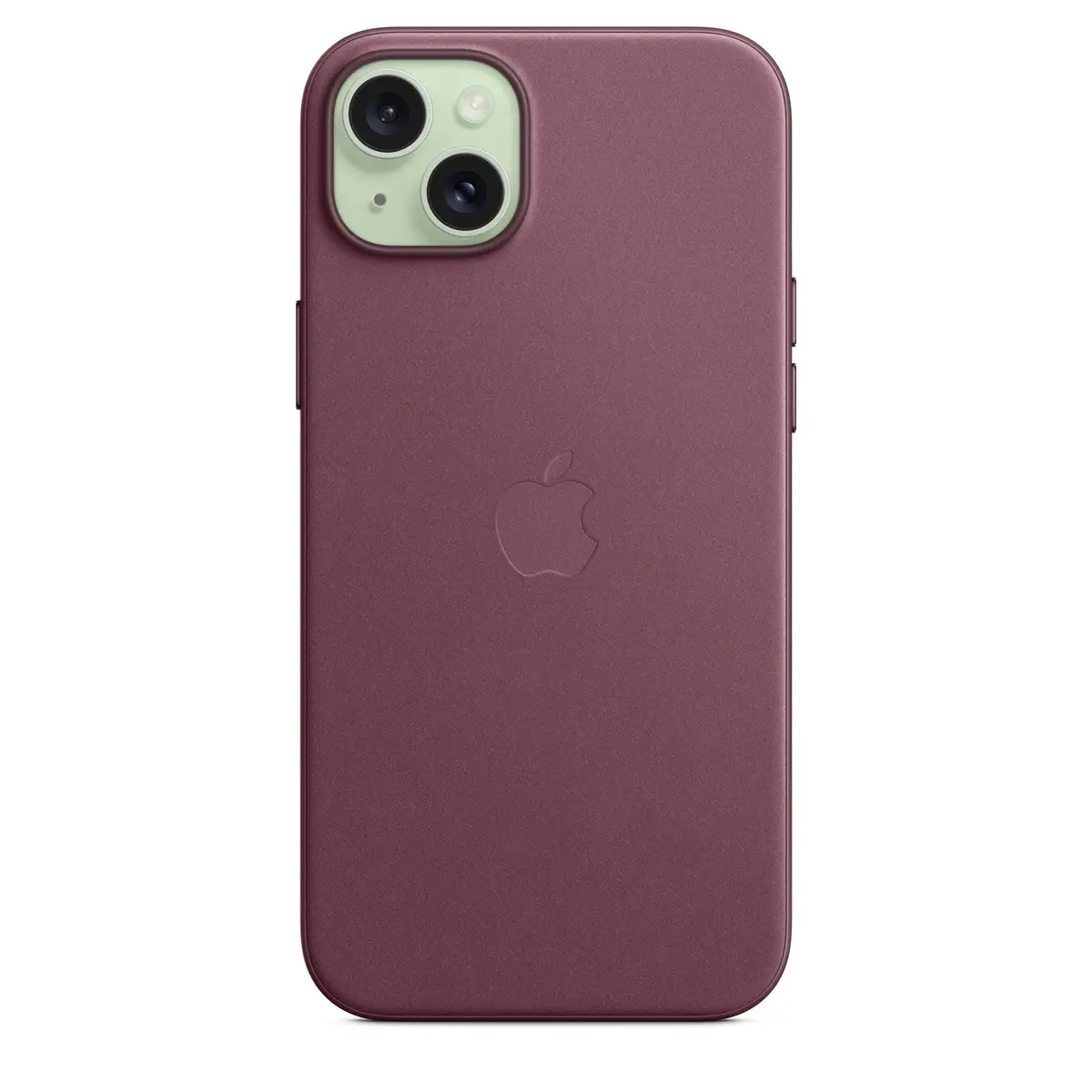 Feingewebe Case iPhone 15 Plus mit MagSafe mulberry
