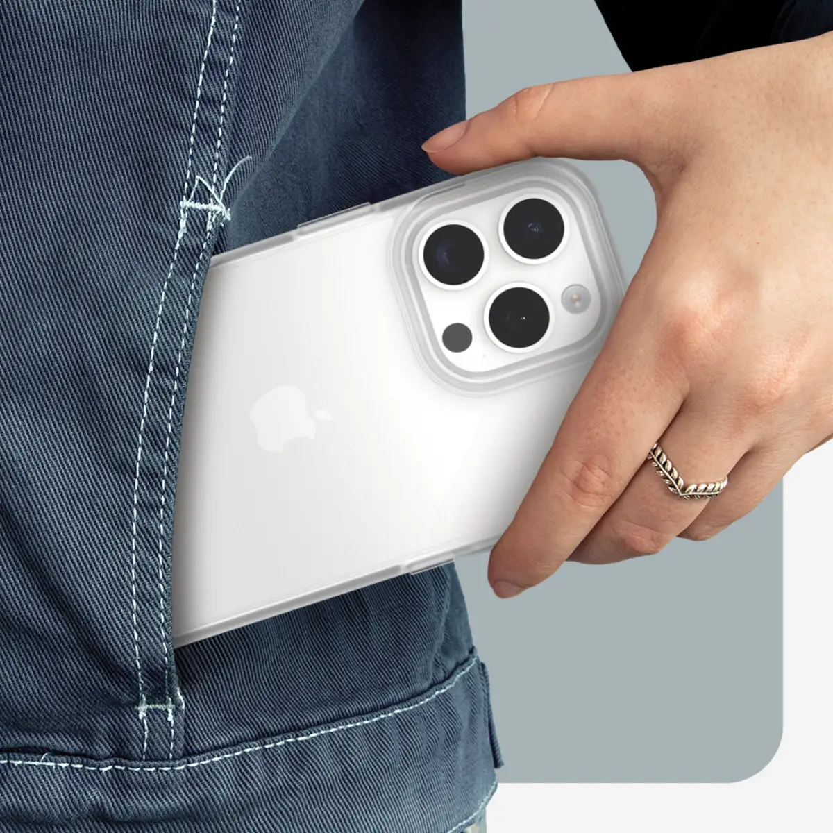 React Schutzhülle für Apple iPhone 15 Pro Max Klar