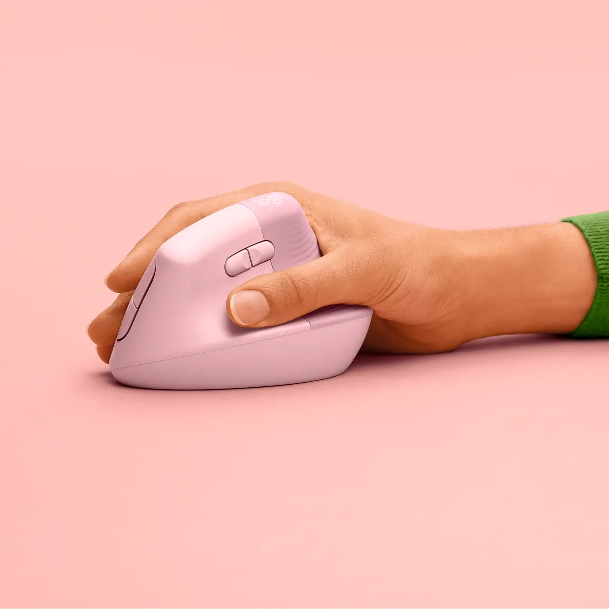 Lift Vertical Ergonomic Mouse - Vertikale Maus - rosé