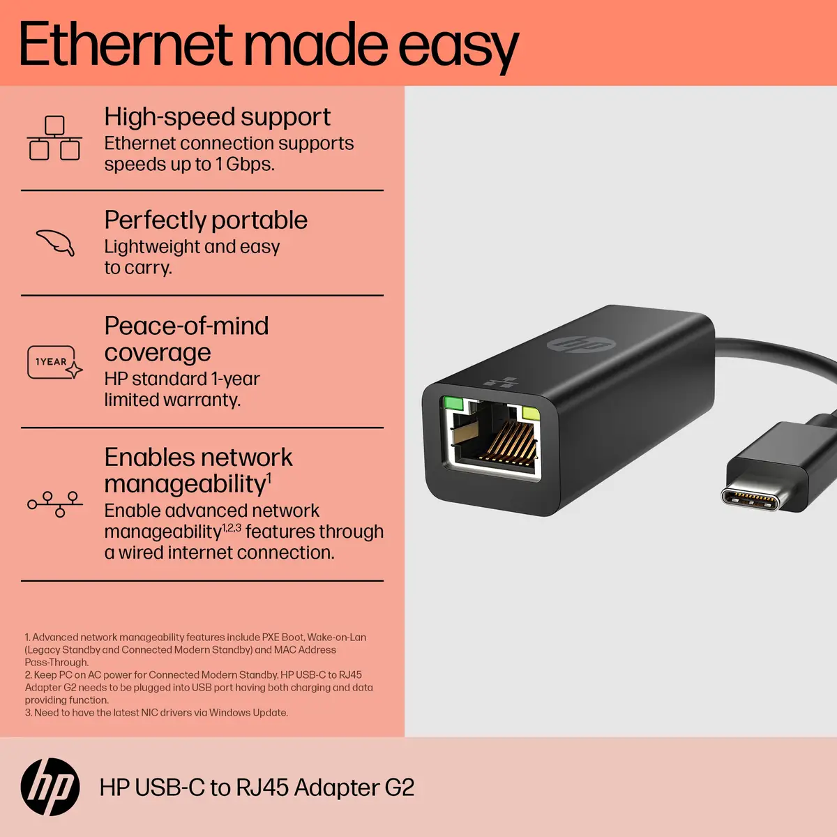 USB-C to RJ45 Adapter G2 - Netzwerkadapter