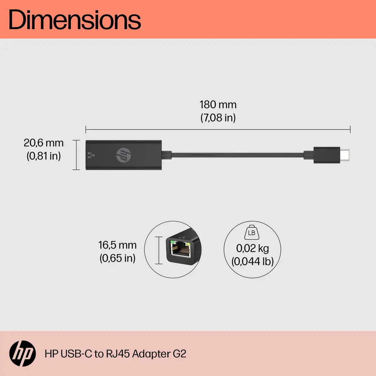 USB-C to RJ45 Adapter G2 - Netzwerkadapter