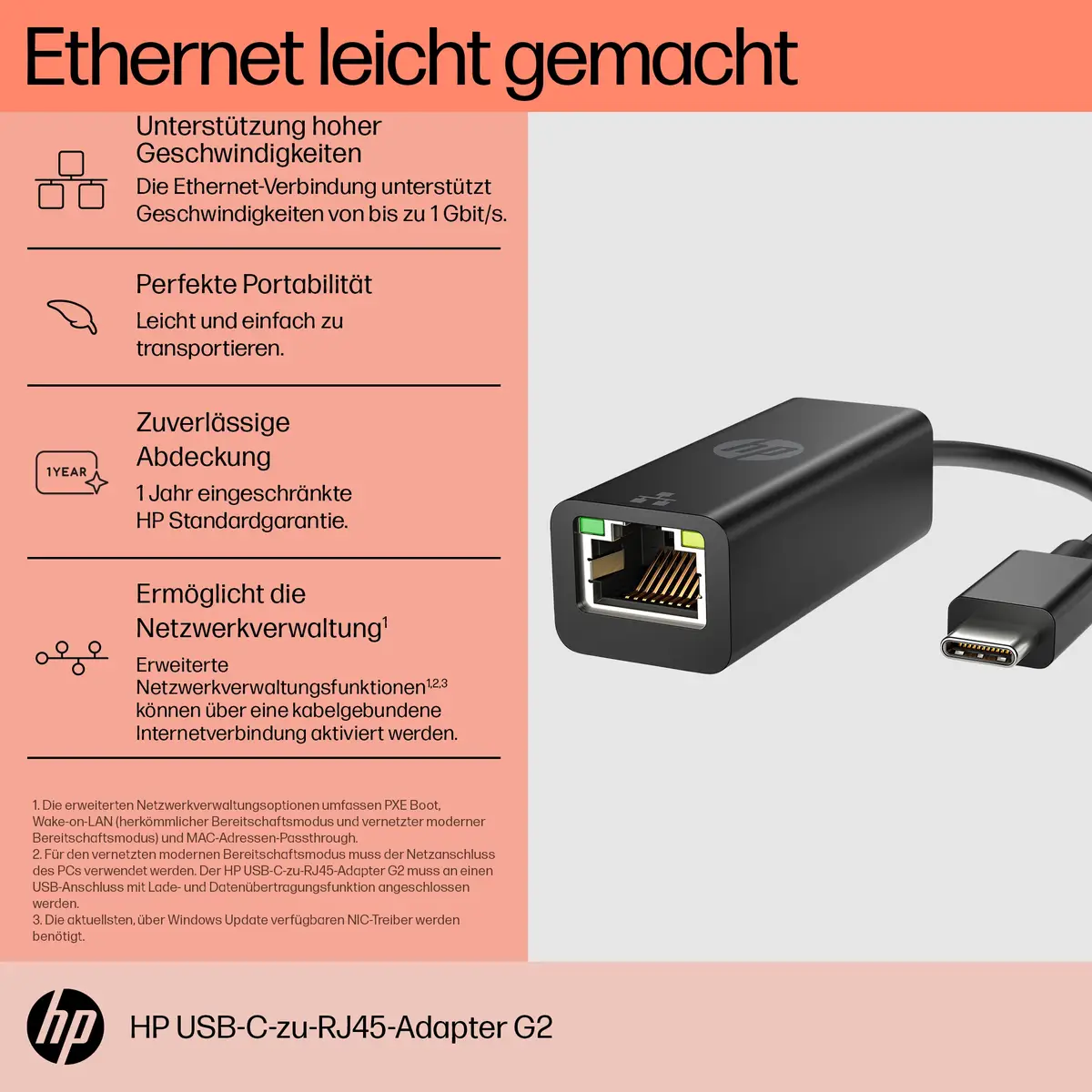 USB-C to RJ45 Adapter G2 - Netzwerkadapter