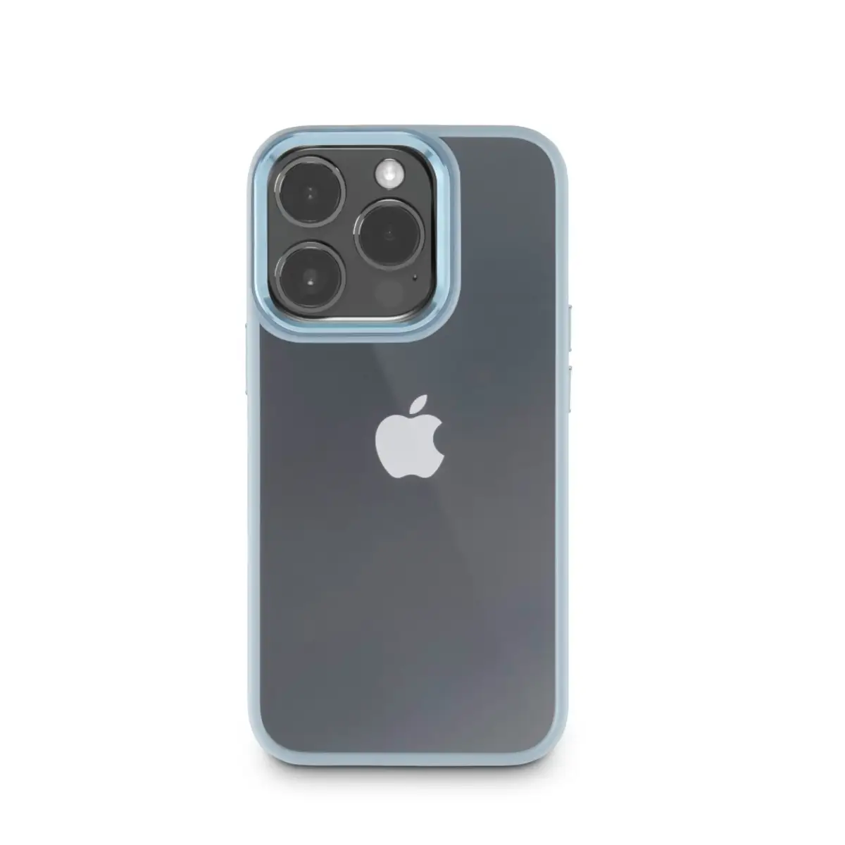 Handyhülle "Cam Protect" für Apple iPhone 15 Pro, durchsichtig, Blau