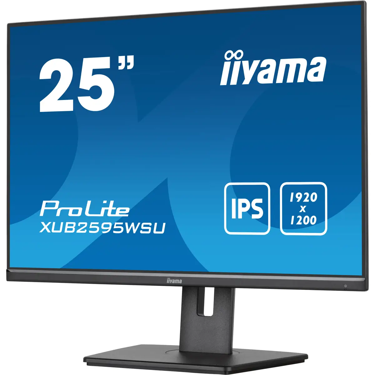 ProLite XUB2595WSU-B5 LED-Monitor 63,4 cm 25" 1920x1200 WUXGA IPS 300 cd/m² 1000:1 4 ms HDMI VGA DisplayPort Lautsprecher Schwarz Matte Pivot