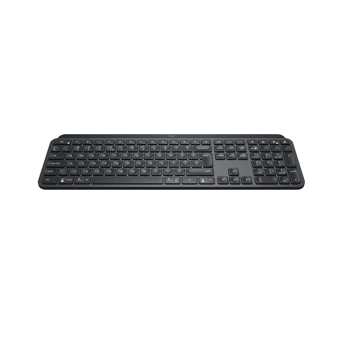 MX Keys Tastatur Bluetooth Layout US International Graphite