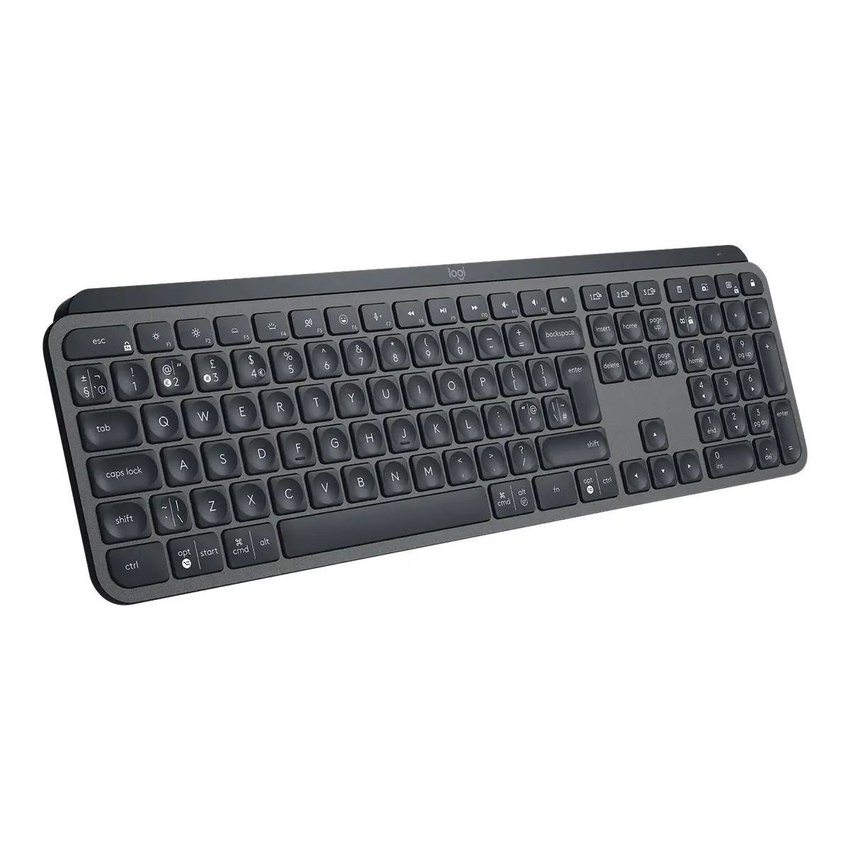 MX Keys Tastatur Bluetooth Layout US International Graphite