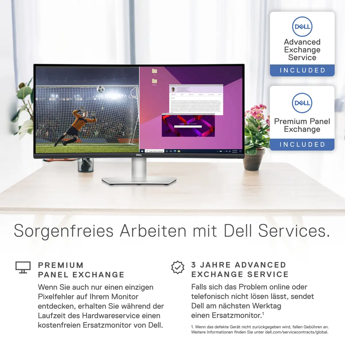 Curved USB-C Monitor S3423DWC Dell 86,4cm (34") 3440x1440 Pixel 300 cd/m² 3000:1 4 ms