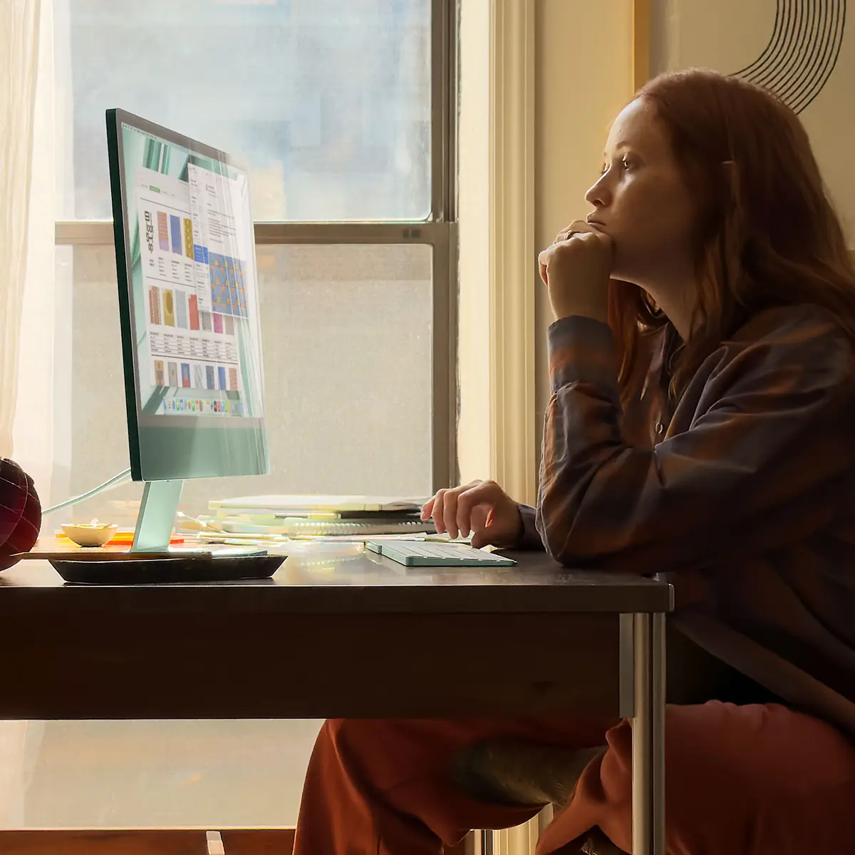 iMac grün mit Retina 4.5k Display Apple M3 8C 61cm (24") 8 GB RAM 512 GB SSD 8-Core GPU Magic Mouse, Magic Keyboard