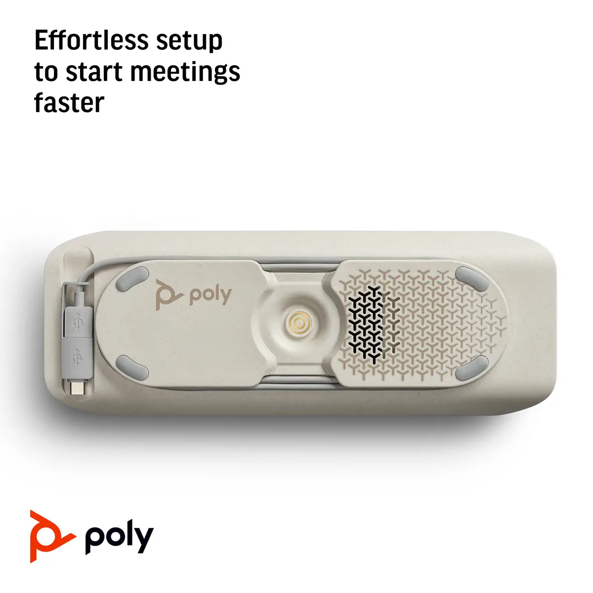 Poly Sync 40+ for Microsoft Teams (with Poly BT600) Freisprechtelefon USB-A Adapter