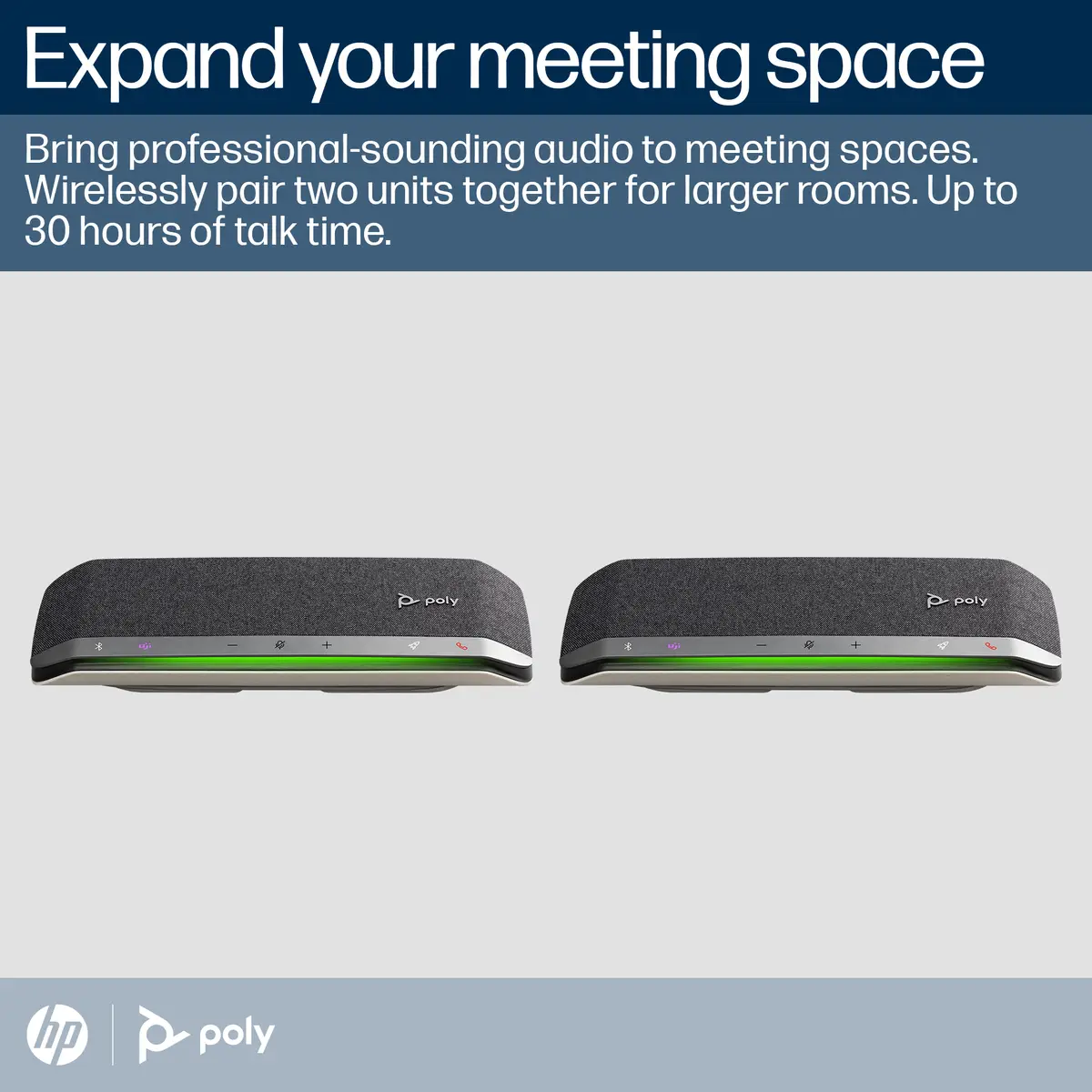 Poly Sync 40+ for Microsoft Teams (with Poly BT600) Freisprechtelefon USB-A Adapter