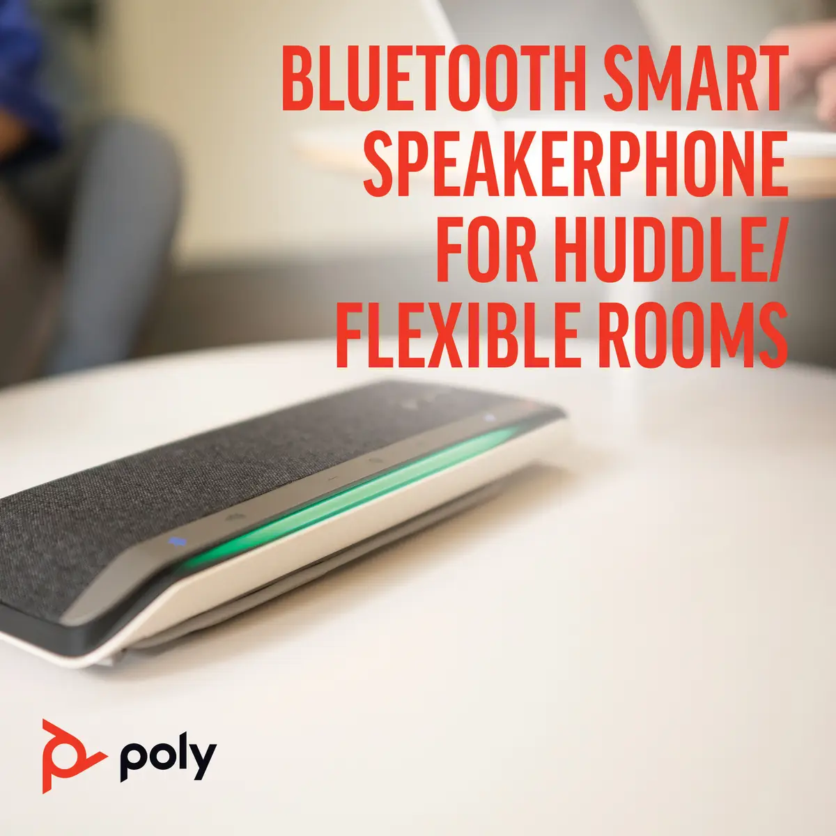 Poly Sync 40+ for Microsoft Teams (with Poly BT600) Freisprechtelefon USB-A Adapter