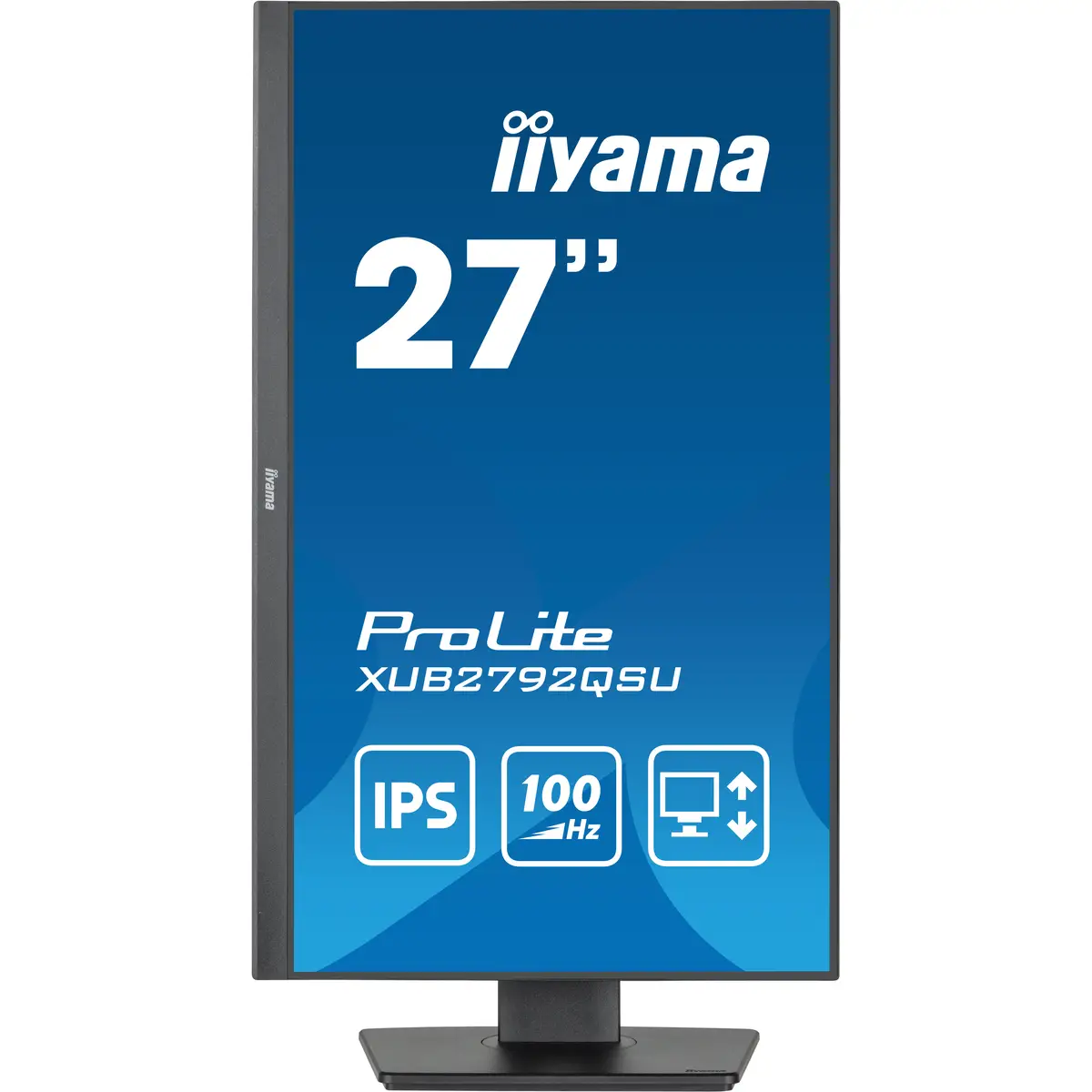 ProLite XUB2792QSU-B6 LED-Monitor 68,5cm 27" 2560x1440 WQHD 100 Hz IPS 250 cd/m² 1300:1 0,4 ms HDMI DisplayPort Lautsprecher mattschwarz Pivot