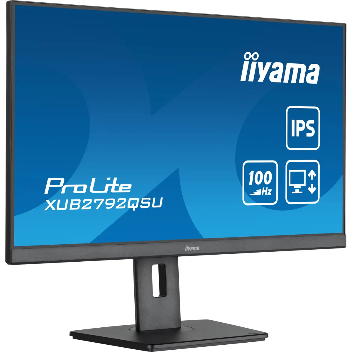 ProLite XUB2792QSU-B6 LED-Monitor 68,5cm 27" 2560x1440 WQHD 100 Hz IPS 250 cd/m² 1300:1 0,4 ms HDMI DisplayPort Lautsprecher mattschwarz Pivot