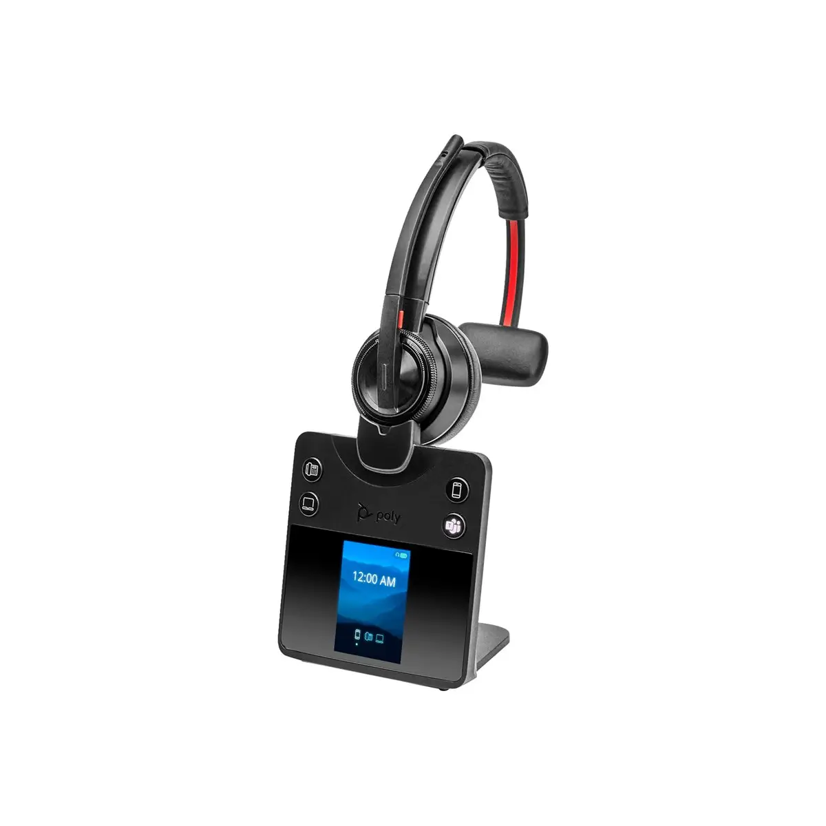 Poly Savi 8410 Office Monaural Microsoft Teams Certified DECT 1880-1900 MHz Headset-EURO